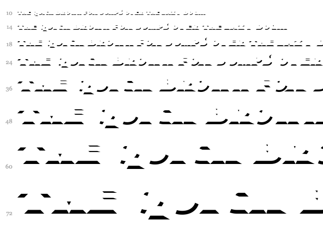 Xylitol font waterfall